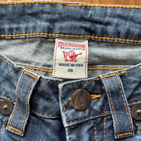 Y2K True Religion Low Rise Jeans | Size 26 - Picture 4 of 15